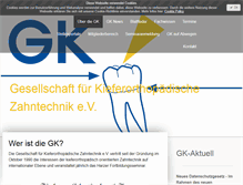 Tablet Screenshot of gk-online.org